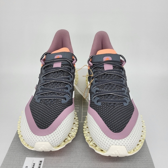 New Adidas 4DFWD 2 'Grey Beam Orange' Women's Running Shoes Size 7 - Picture 3 of 9